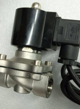 亚德客2W2S不锈钢防水电磁阀220V24V12v2分6分1寸1.2寸1寸半2寸