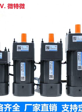 VTV微特微180W交流调速电机正反转齿轮减速箱YN100-180/100JB15G1