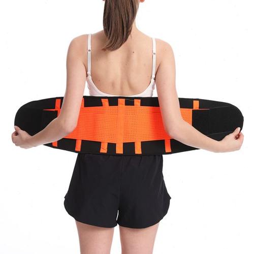 弹力加压运动护腰 双绑带支撑腰带运动防护规格多选