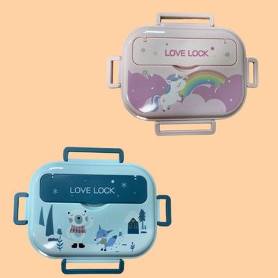 小学生饭盒盖子儿童便当盒密封圈底座餐盘不锈钢内胆配件1500ML