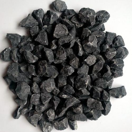 砾石灰色黑色石子庭院园林铺地石头日式枯山水玄武岩碎瓜子片景观