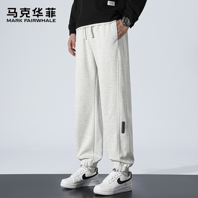 马克华菲卫裤男士束脚运动休闲裤