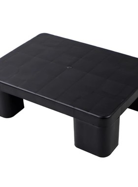 超市黑色托盘地台托盘延伸地堆陈列垫板塑料栈板商品假底打堆道具