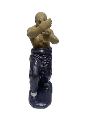 中华武术功夫醉拳陶瓷人物假山园林盆景盆塑树观赏装饰品