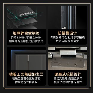 星月神入户门防盗门进户门指纹锁家用智能别墅大门安全门定制大门