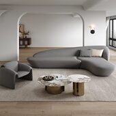 会客洽谈沙发酒店大堂卡座贵宾会所展厅大厅接待售楼处沙发组合