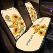 卡通汽车坐垫套四季 通用主副驾驶单片后排车垫透气防滑座垫可水洗