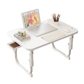 床上小桌子升降家用可折叠电脑学习桌学生宿舍调节高度飘窗懒人桌