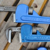 美式 家用圆管子活动水管扳手水泵钳水暖工具 重型多功能万能管钳