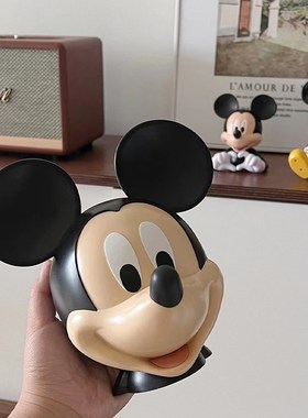 米奇摆件比心可爱咖啡机玄关垃圾桶饮水机烧水壶客厅电视柜装饰品