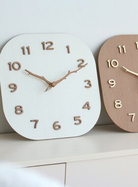 MJK钟表挂钟客厅2023新款静音家用时钟挂墙创意挂表石英钟挂钟