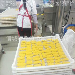 全自动调理品油炸生产线 鸡排鸡块温油炸机 多种加热方式