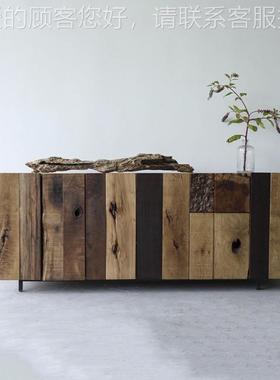 侘49732野木家1978电视柜客餐边柜复古储物实木具现代中式厅寂风
