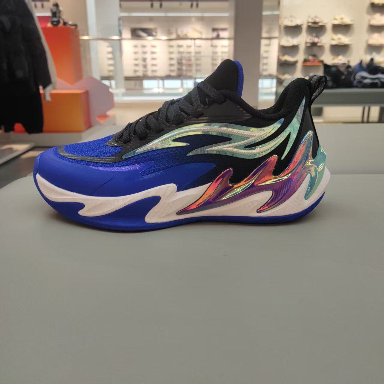 anta男童2026春季新款男大童旋钮网面星火2运动篮球鞋312611114