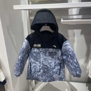 男小童潮流百搭连帽羽绒服 款 352549919LB ta儿童外套2025冬季