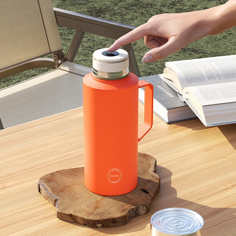 贝洛可1100ml牧马城市旅行焖茶壶BK126大容量保温杯保温壶泡茶壶