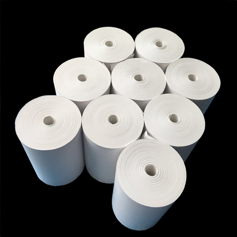 80x50无管芯热敏收银纸 便利店打印纸L餐厅厨房票据叫号纸用纸