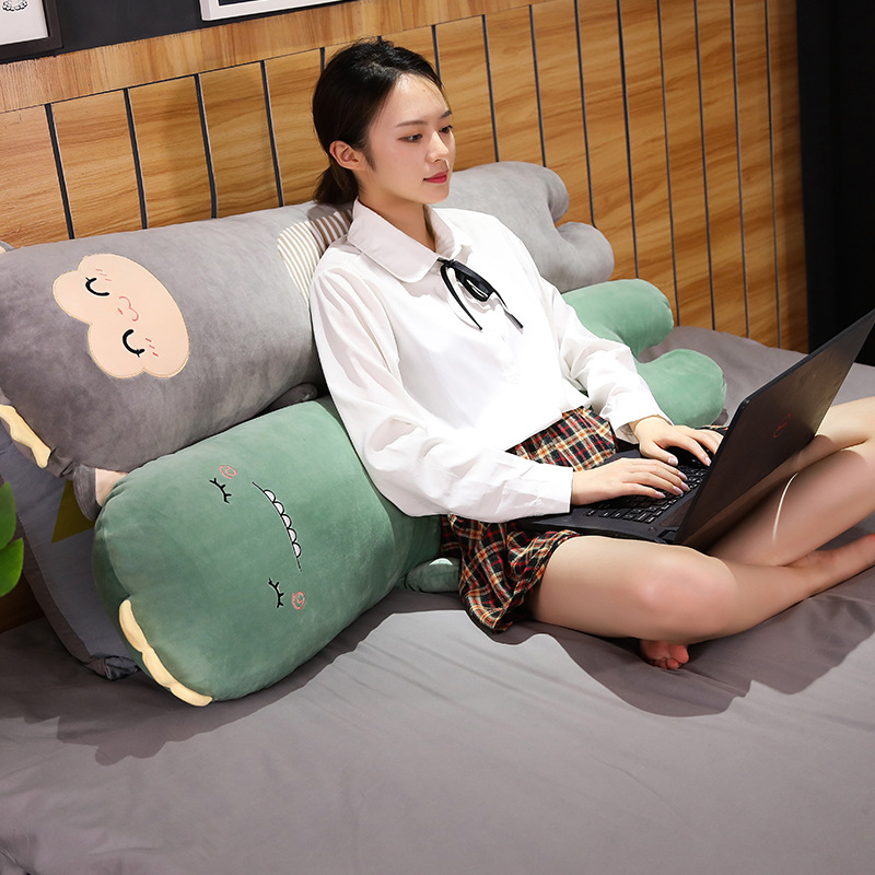 可爱床上长条抱枕女生睡觉夹腿枕头可拆洗男生款孕妇床头靠垫