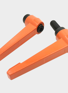 可调位手柄螺丝橘黄橙色L形把手调节紧定锁紧螺栓棘轮S扳手M6M8M1