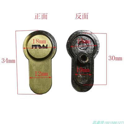 入户门不锈钢执h手锁大圆孔锁芯锌合金锁帽拉手把手锁盖防护罩锁
