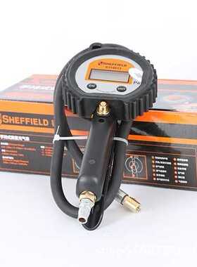 手持式枪式数显充气表高精度汽车轮胎测压机钢盾S114013/S114011