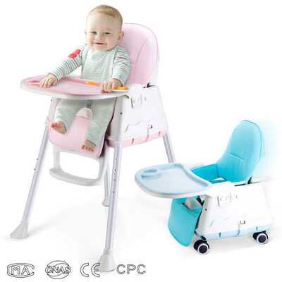 High Chair Protable Baby Highchair Infant Child Feeding Seat