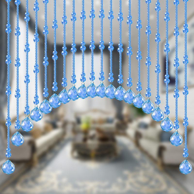特卖水晶葫芦珠帘门帘客厅隔间帘玄关过道厕所风水成品珠子免打孔