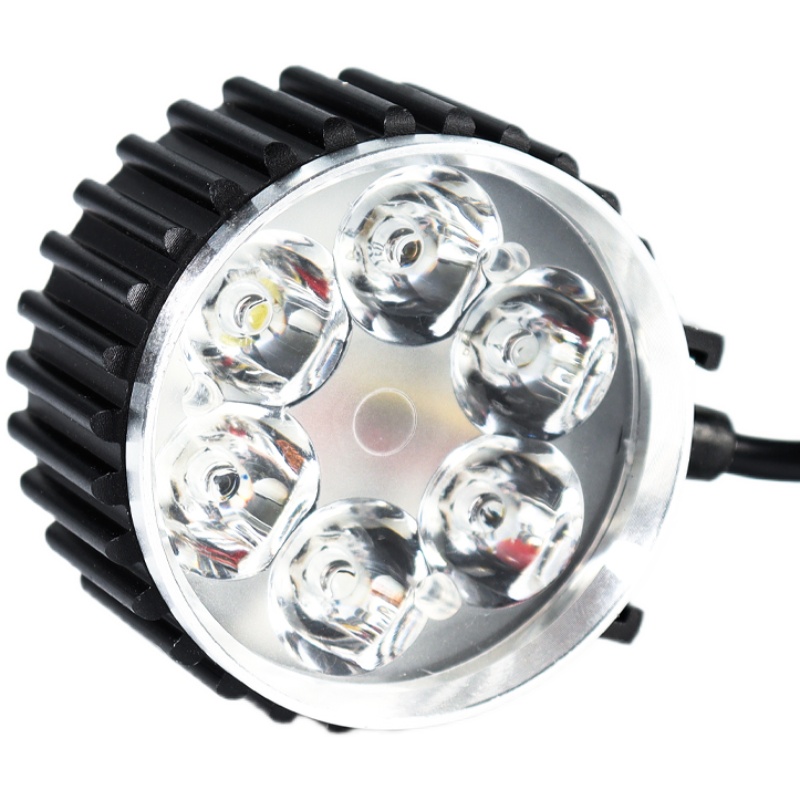 代驾车灯 超e亮电动车头灯锂电车led大灯喇叭二合一强光48v60v通