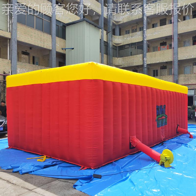 演练通道气帐篷模拟学棚校火生灾户外充消防模拟25548气模救生演