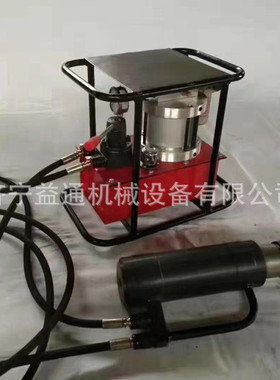 MQ22-300/63锚索张拉机具铁泵20吨50吨千斤顶气动锚索张拉机具