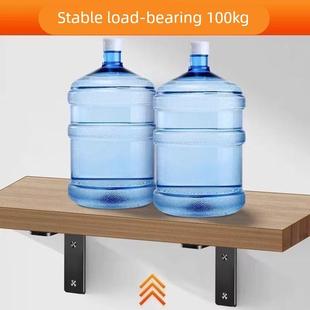 三角支撑架墙上置物架悬空承重支架7字形不锈钢隔板托l型角码角铁