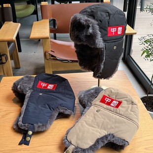 加厚加绒防寒保暖护耳帽冬天骑车防风防护新款 高货 雷锋帽冬季