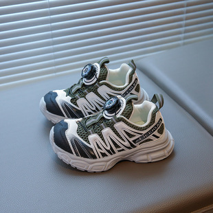KEEN DA科恩达童鞋儿童老爹鞋男童跑鞋纽扣秋户外休闲运动鞋女童