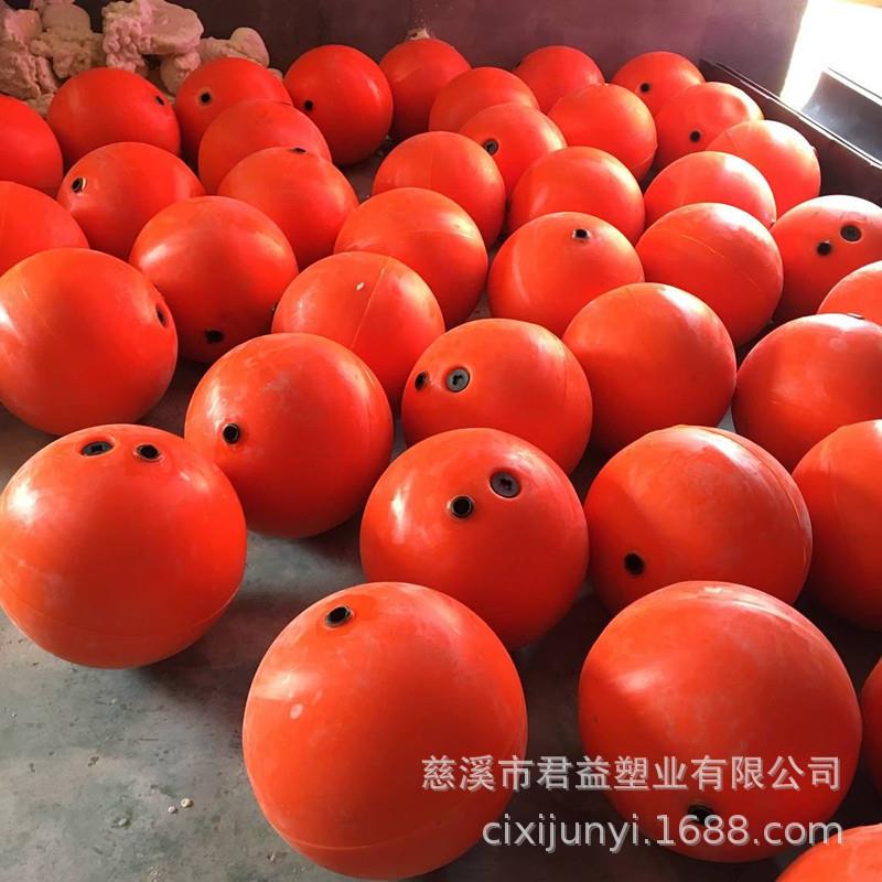 河南电站水库饮用水源地警示隔离带浮球直径40厘米厂家