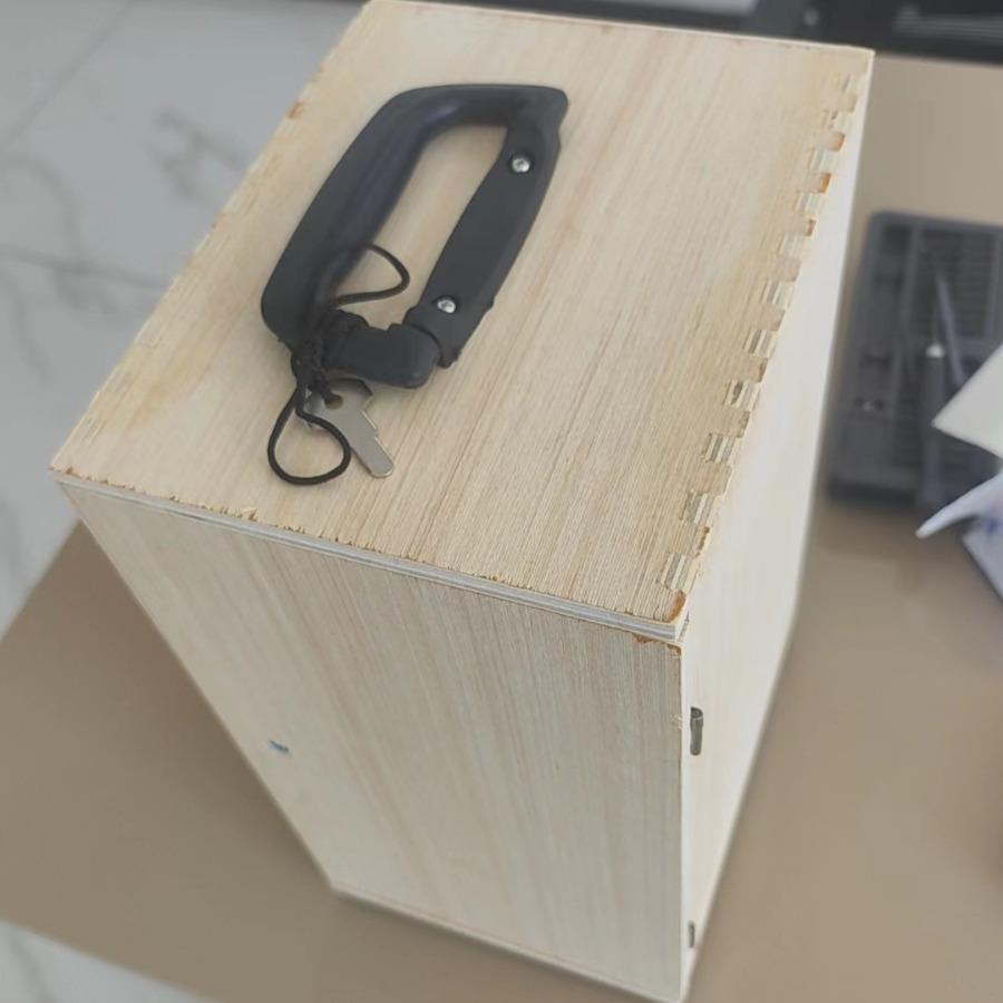 现货实木储物盒长方形茶叶包装盒手提式翻盖收纳盒木礼盒供应