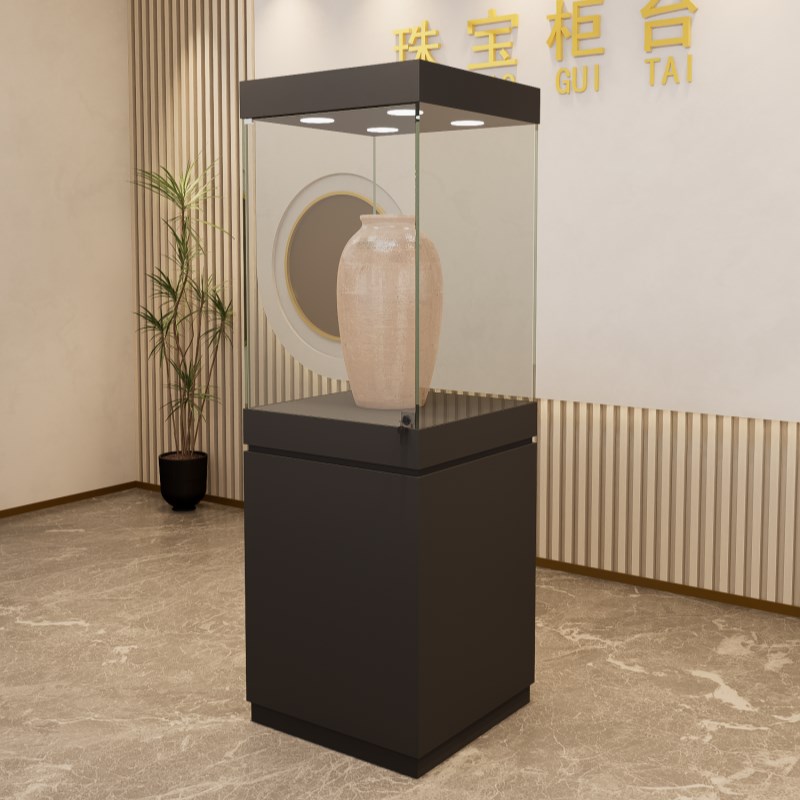 珠宝首饰柜台样品文物展览珠宝展示柜玻璃柜商场陈列柜博物珠宝柜