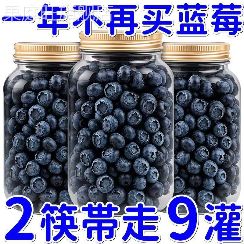 蓝莓干无糖无添加儿童孕妇代餐食品东北野生新鲜蓝梅干润喉糖
