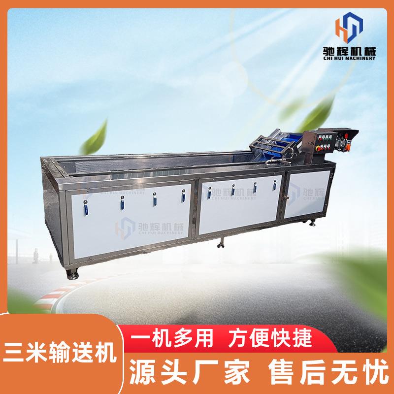 机械大型无损果蔬清洗机连续式菠萝清洗机柚子气泡清洗机