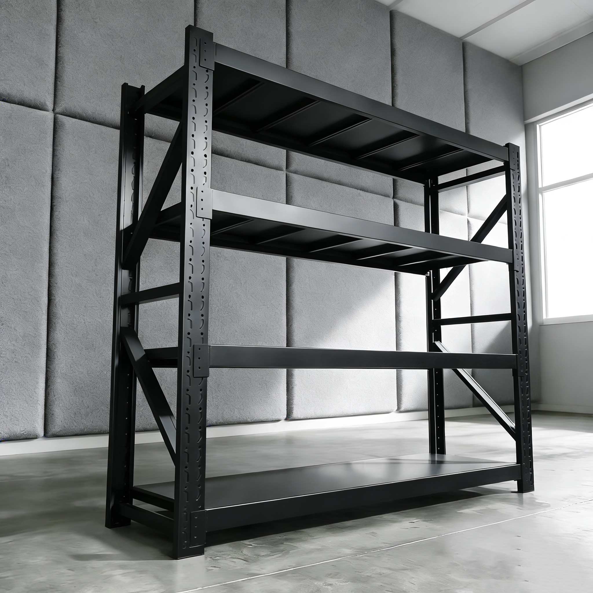 货架置物架多层商用架子超市储物架落地收纳架超强承重快递展示柜