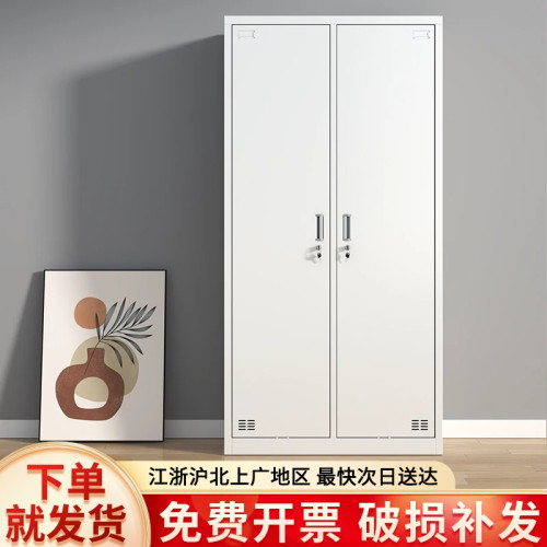 【0甲醛衣柜】加厚二门更衣柜
