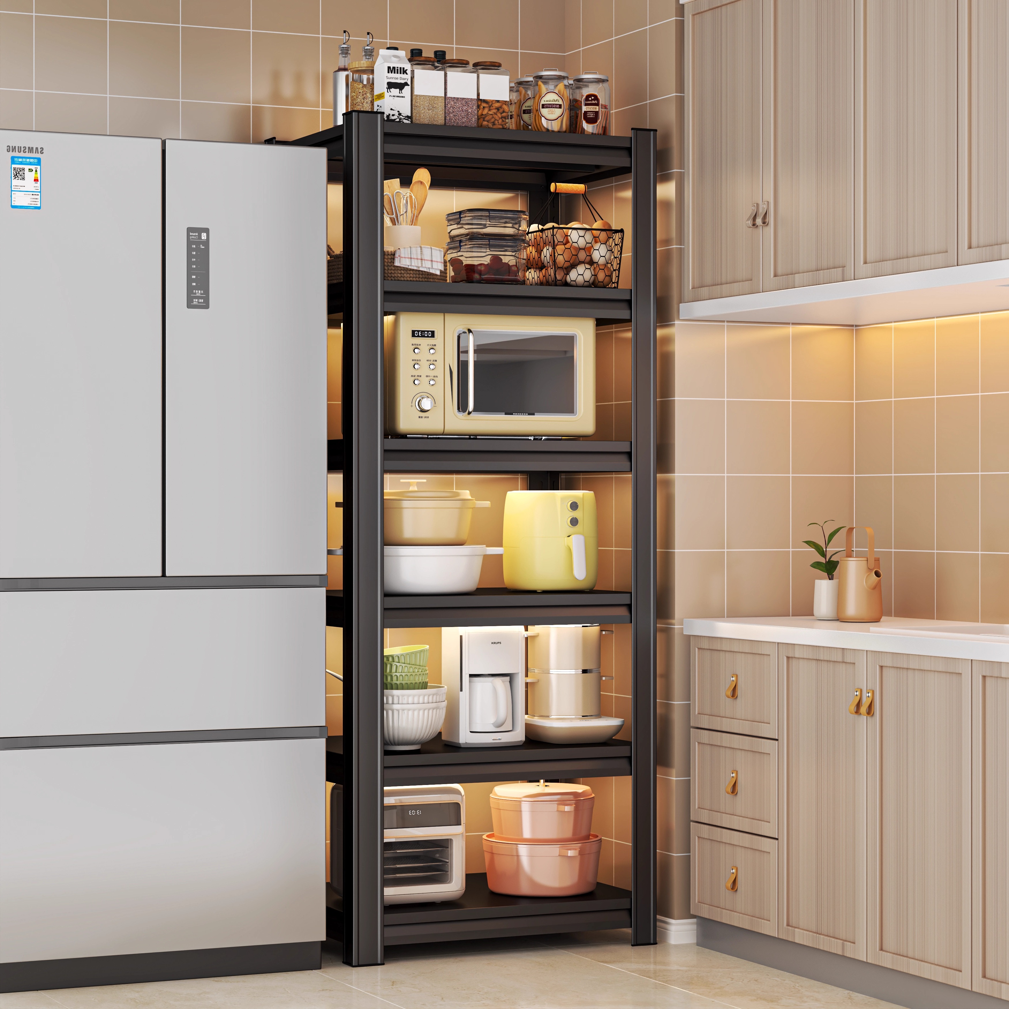 【收纳利器】厨房多功能置物架