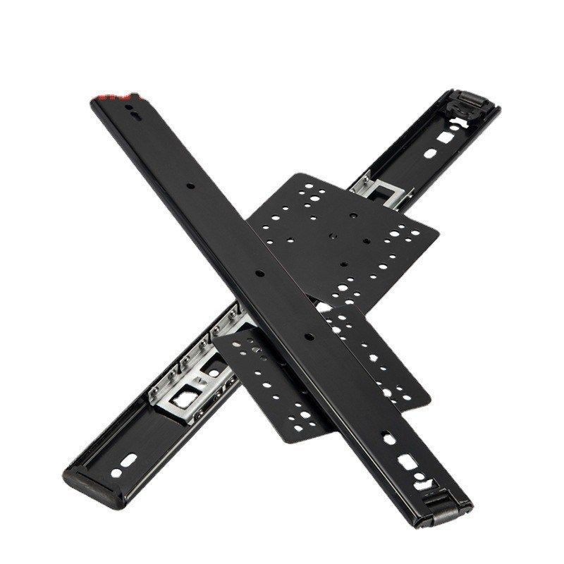 橱柜插入式折叠门隐藏推拉y上翻回旋门侧插电视柜宽滑