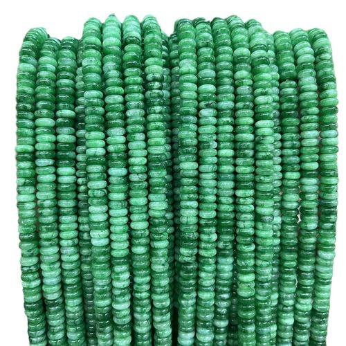 2*mm算盘珠 天然寿山石隔片散珠 粉澳宝垫片圆片隔珠diy饰品