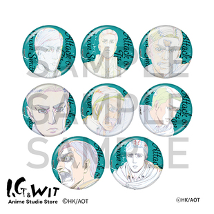 巨人埃尔文盲抽马口铁徽章吧唧周边礼物撤退 进击 矮人 WIT I.G