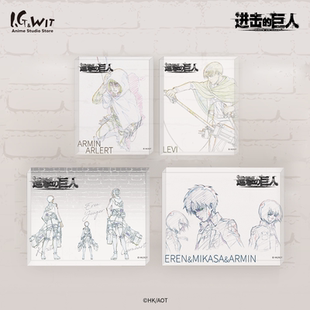 巨人原画亚克力砖动漫周边收藏吧唧撤退 进击 矮人 WIT I.G