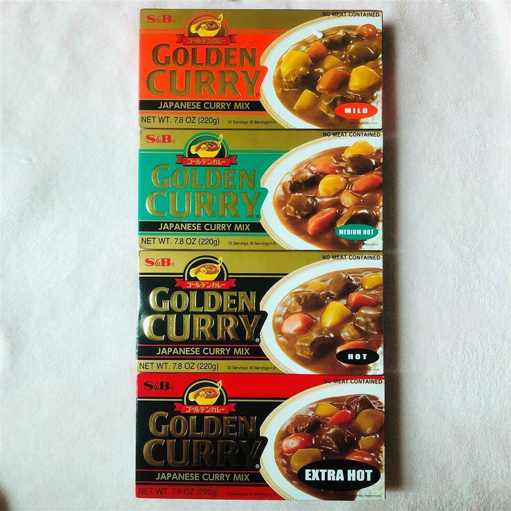 日本日鳥S&B Golden Curry爱思必金牌无水咖喱 咖喱砖 咖喱膏220g