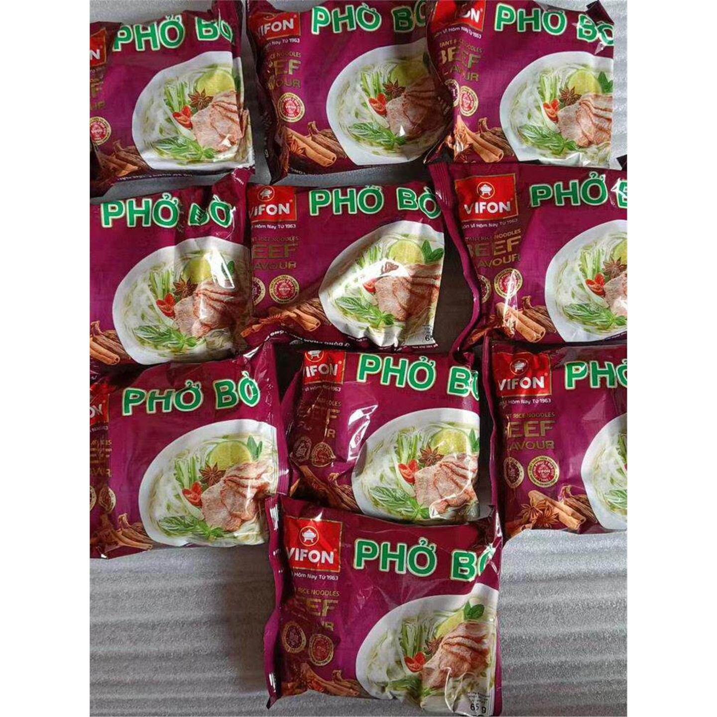 越南进口特产ViFon Bo牛肉味河粉方便速食米粉65克 划算