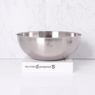 32cm 10不锈钢盆子家用厨房打蛋揉面盆和面盆洗菜盆盛菜装 汤30