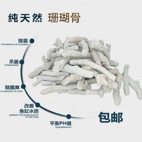 天然珊瑚骨造景调节PH过滤瑚石砂过滤材料净水优质海鲜档鱼池培菌