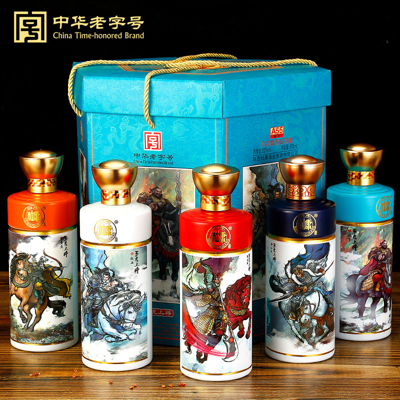 白水杜康白酒整箱五虎上将52度酒水500ml*5坛批发礼盒高梁原浆酒,酒类,白酒/调香白酒,淘宝优惠券,粉丝福利购,淘宝优惠卷